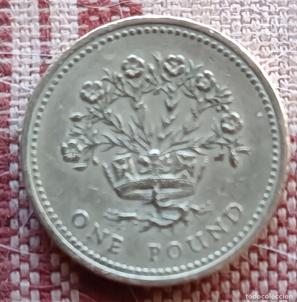 Monedas antiguas de Europa: Moneda de 1 Libra de 1991 - Inglaterra - Foto 2