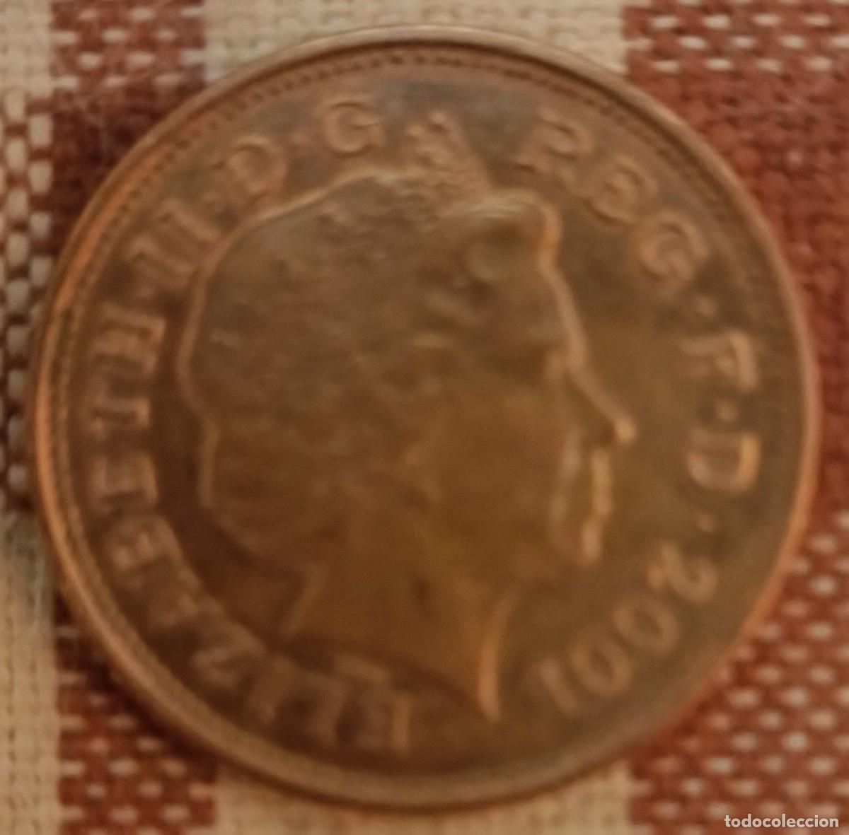 Monedas antiguas de Europa: Moneda de 2 peniques de 2001 - Foto 1