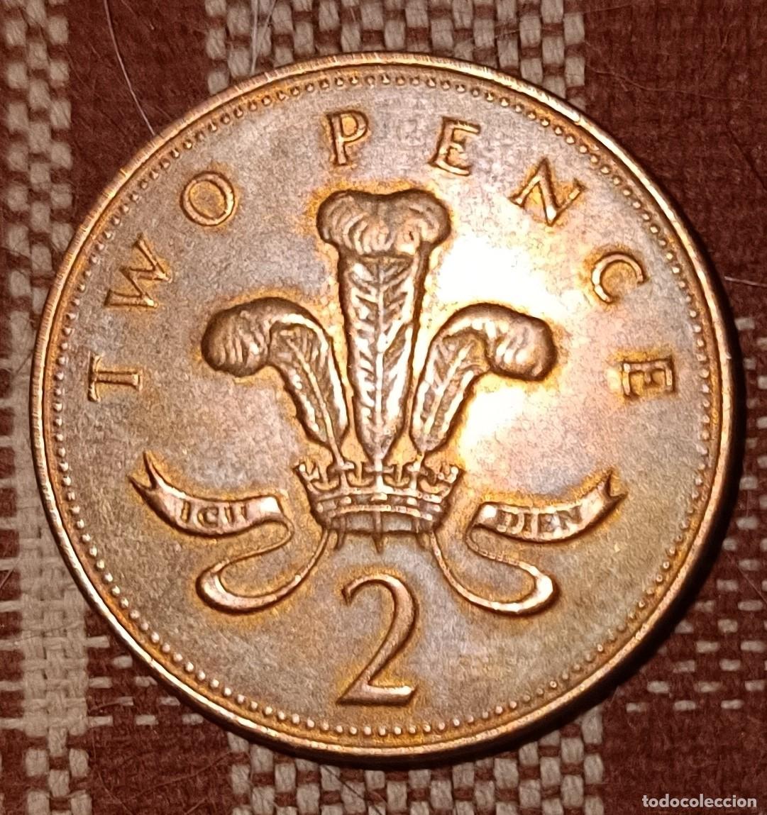 Monedas antiguas de Europa: Moneda de 2 peniques de 2001 - Foto 2