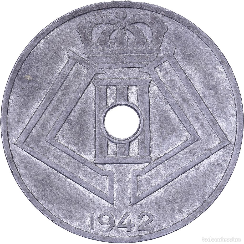 Monete antiche di Europa: [#638703] B&eacute;lgica, Leopold III, 10 Centimes, 1942, Brussels, Cinc, MBC, KM:126