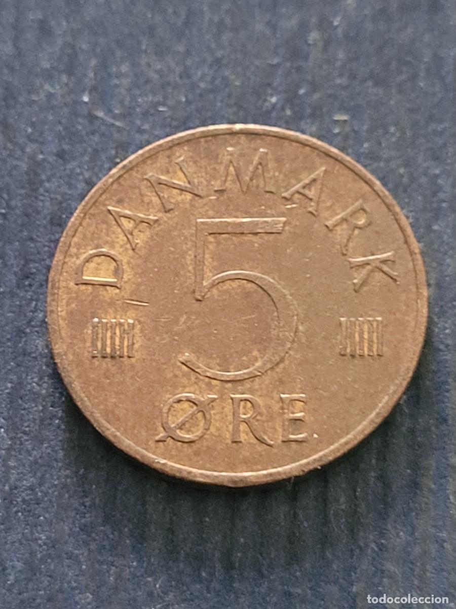 Monedas antiguas de Europa: Moneda 5 ore 1975 Dinamarca - Foto 2
