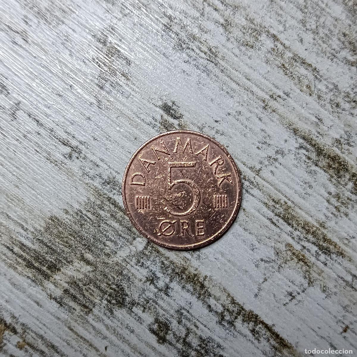 Monedas antiguas de Europa: Dinamarca 5 Ore 1973 (2848) - Foto 2