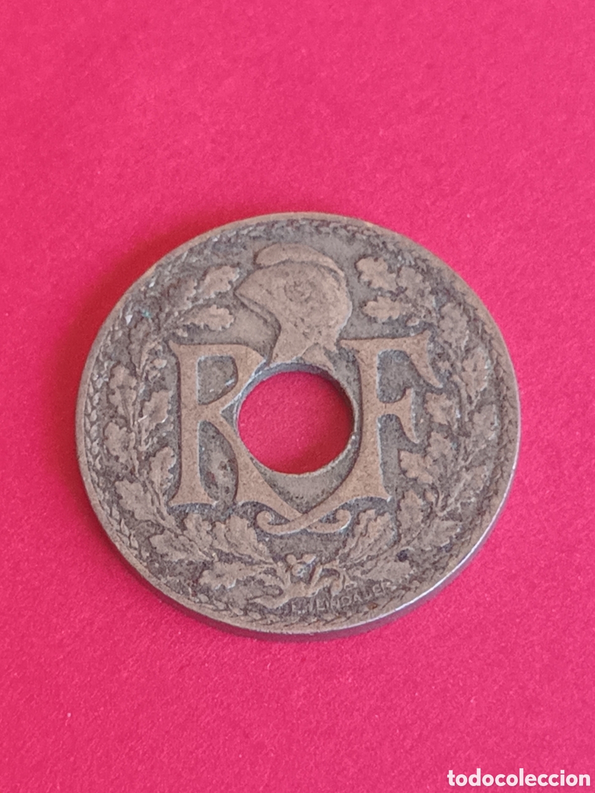Monedas antiguas de Europa: FRANCIA. 10 C&Eacute;NTIMOS DE 1923. LINDAUER. - Foto 2