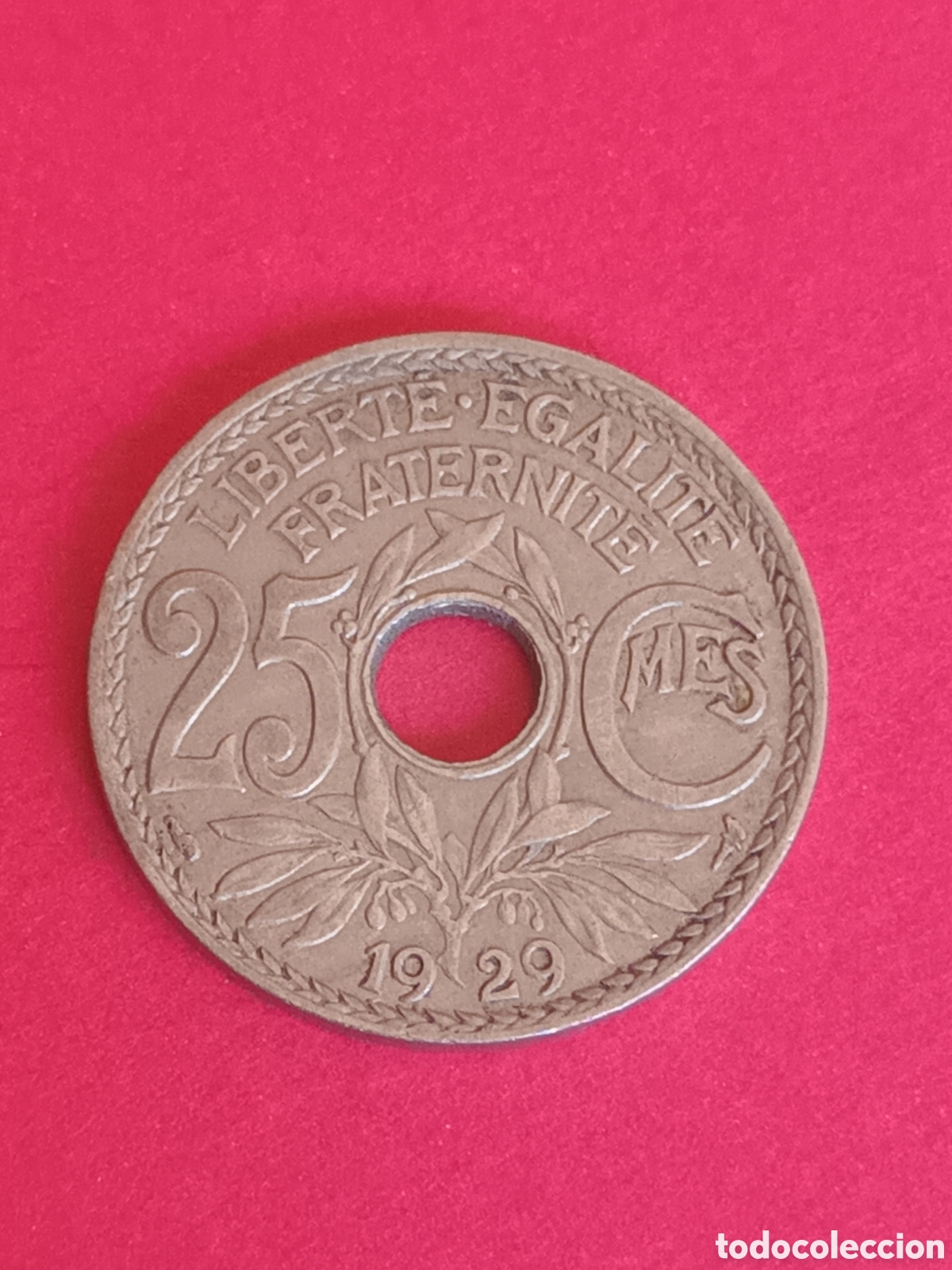 Monedas antiguas de Europa: FRANCIA. 25 C&Eacute;NTIMOS DE 1929. LINDAUER. - Foto 1