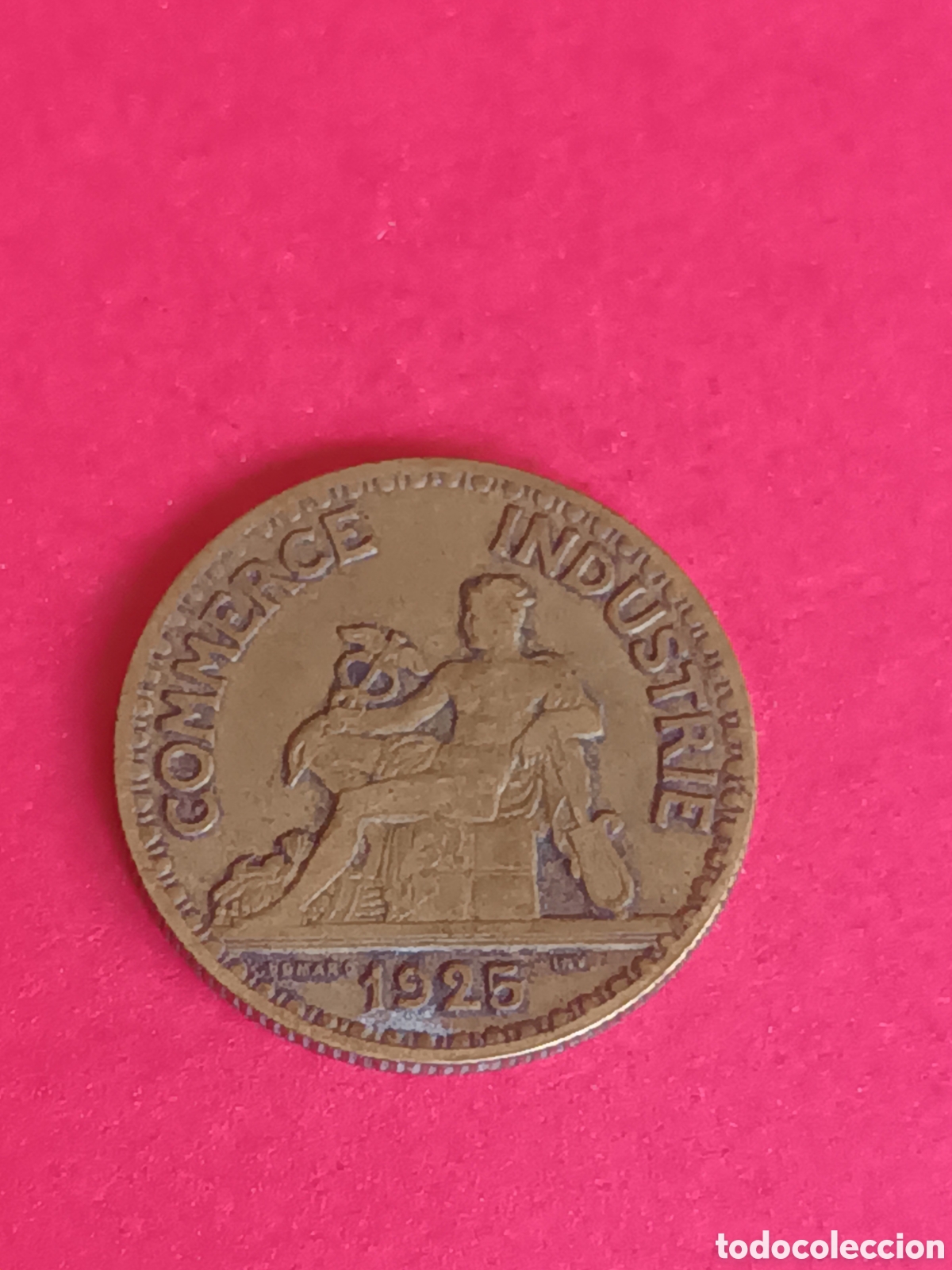 Monedas antiguas de Europa: FRANCIA. 50 C&Eacute;NTIMOS DE 1925. C. COMERCIO. - Foto 1