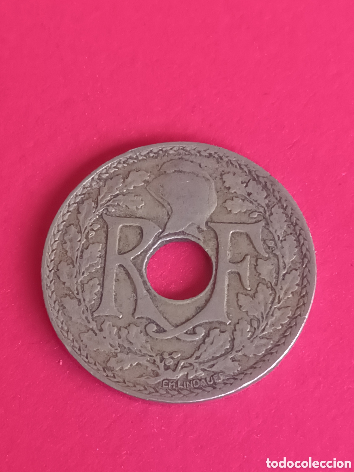 Monedas antiguas de Europa: FRANCIA. 25 C&Eacute;NTIMOS DE 1925. LINDAUER - Foto 2
