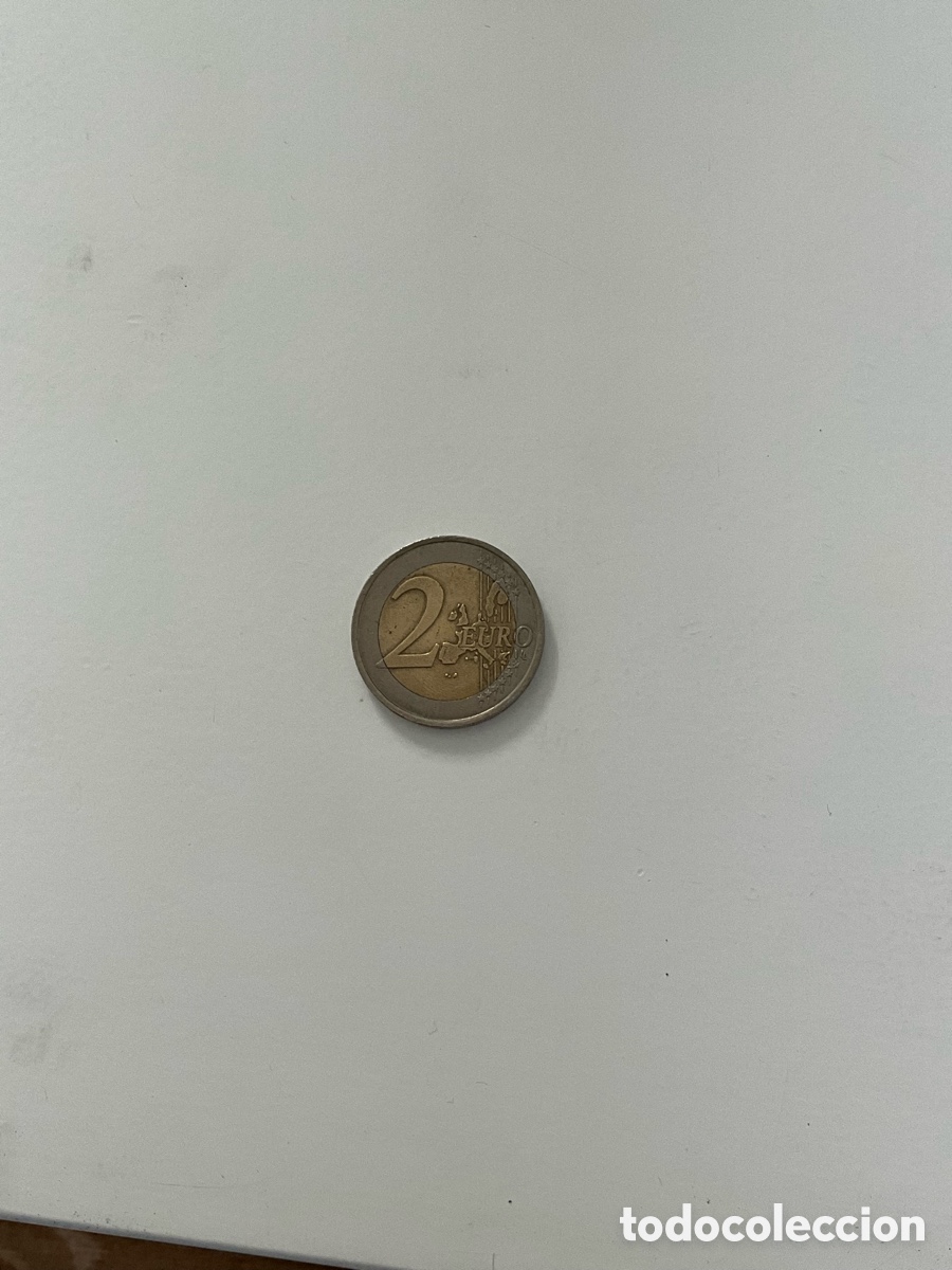 Monedas antiguas de Europa: Moneda 2&euro; Francia 2001 con defectos de impresi&oacute;n - Foto 2