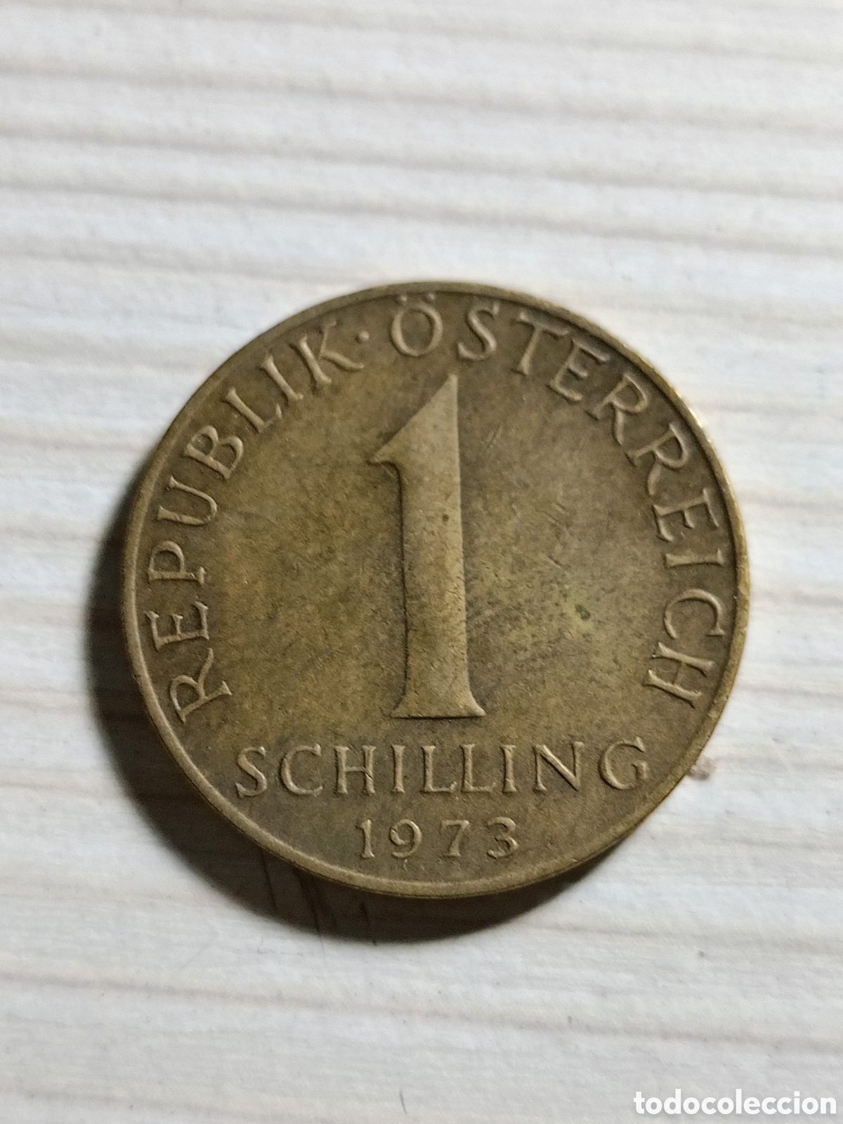 Monedas antiguas de Europa: Moneda Austria 1 schilling 1973 - Foto 2