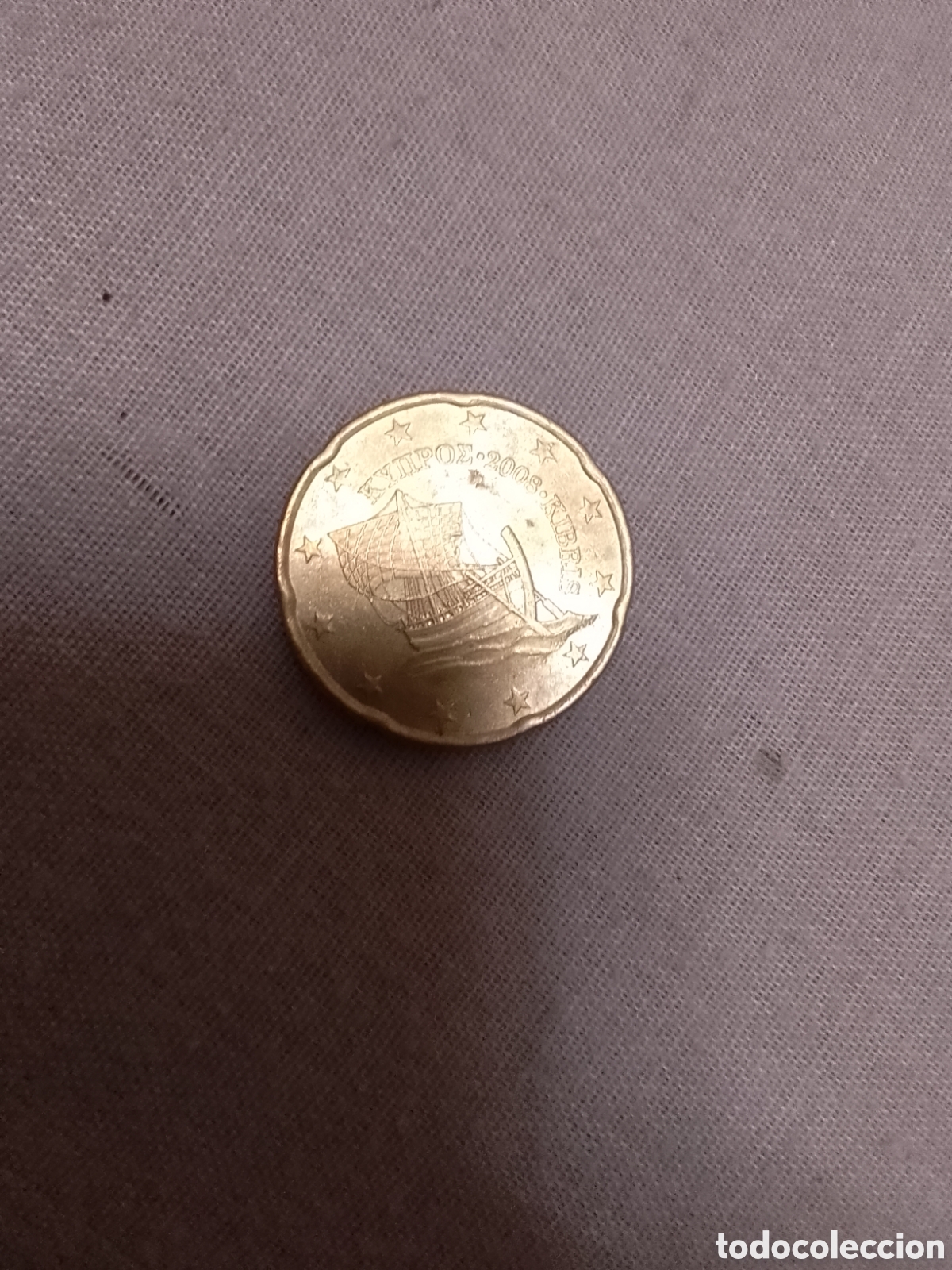Monedas antiguas de Europa: Moneda de 20 c&eacute;ntimos Chipre - Foto 1