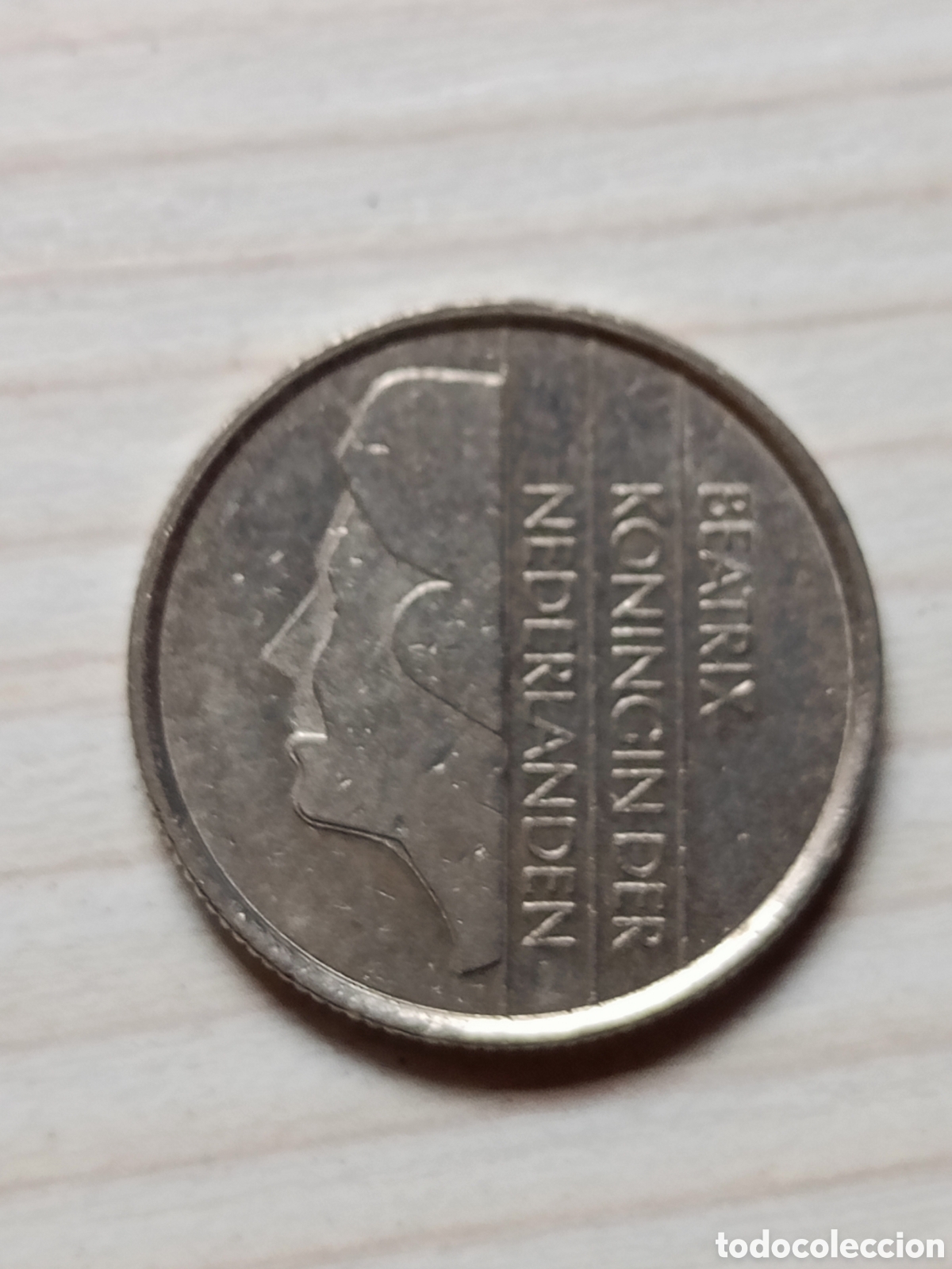 Monedas antiguas de Europa: Moneda 25 cent Holanda 1983 - Foto 2