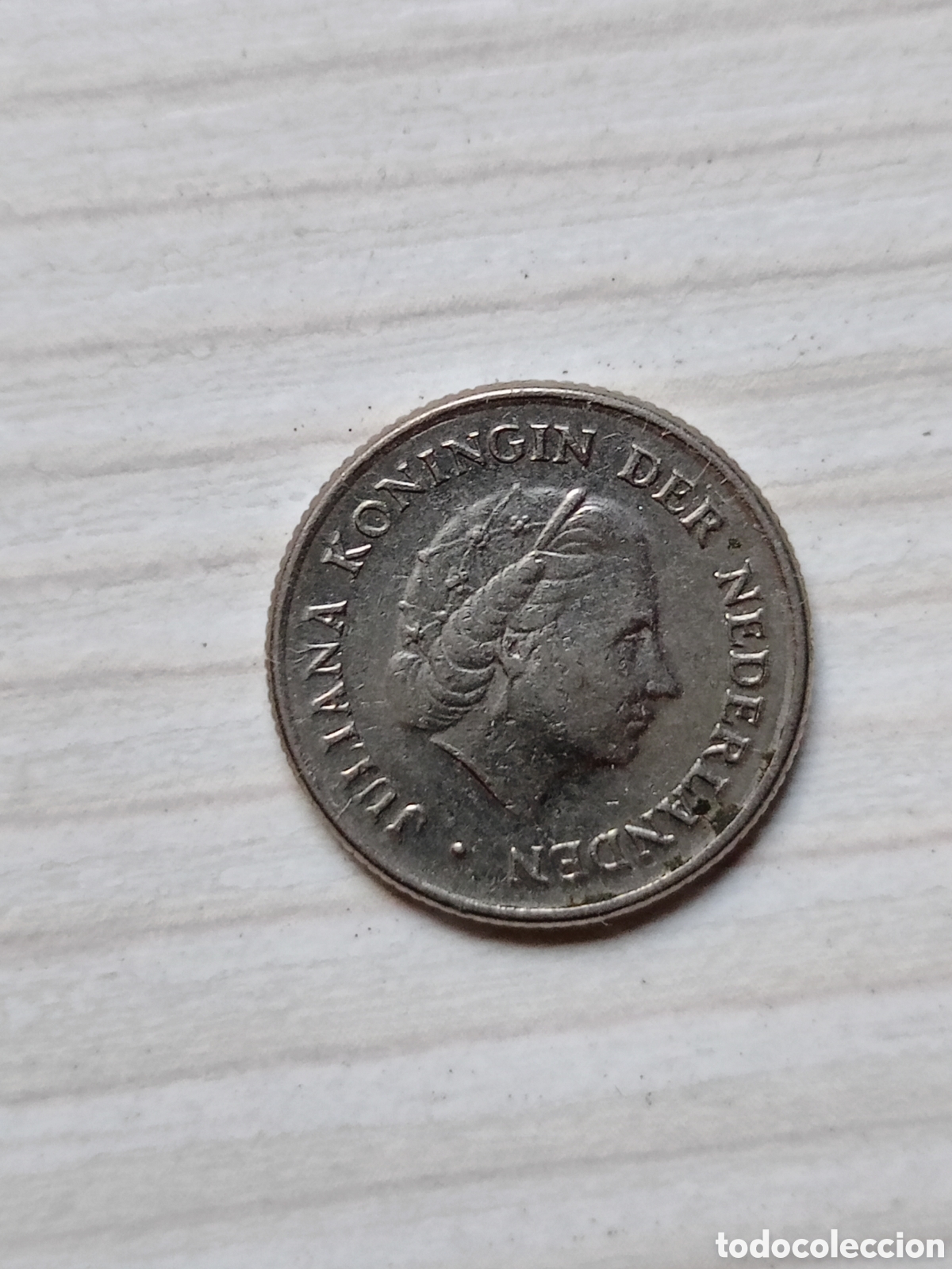 Monedas antiguas de Europa: Moneda 10 cent Holanda 1976 - Foto 2