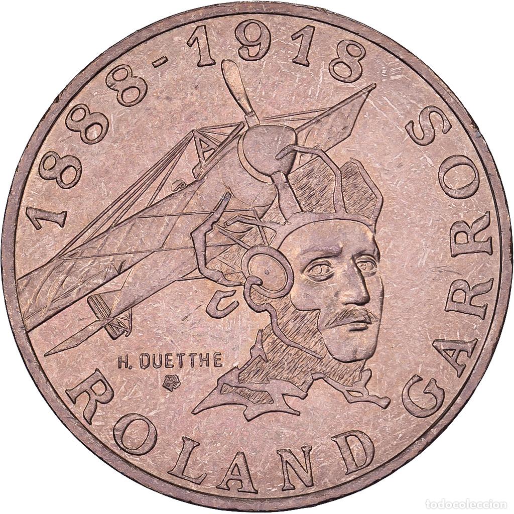 Monnaies anciennes de Europe: [#638917] Francia, 10 Francs, Roland Garros, 1988, Paris, Aluminio - bronce, MBC+