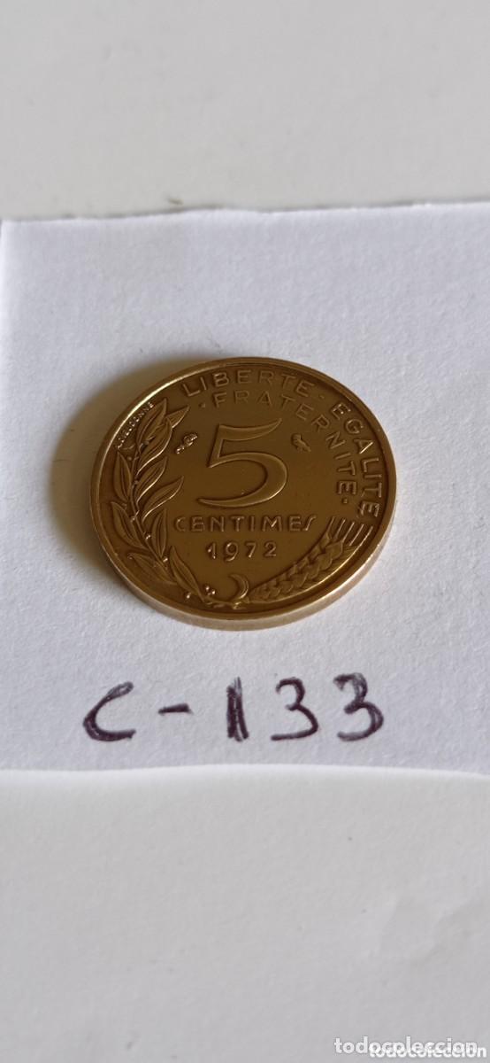 Monedas antiguas de Europa: MONEDA DE 5 CENTIMOS / DE FRANCIA - 1972 - Foto 2
