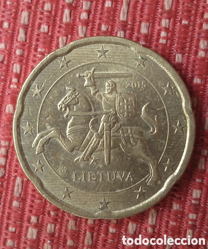 Monedas antiguas de Europa: Moneda 20 C&eacute;ntimos Lituania 2015 - Foto 1