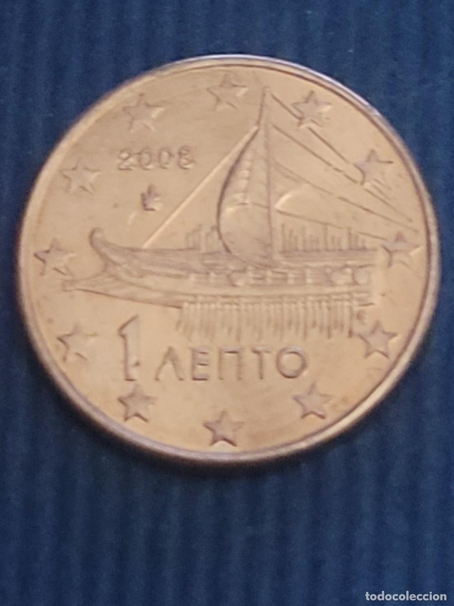 Monedas antiguas de Europa: Moneda 1 c&eacute;ntimo 2008 Grecia - Foto 1