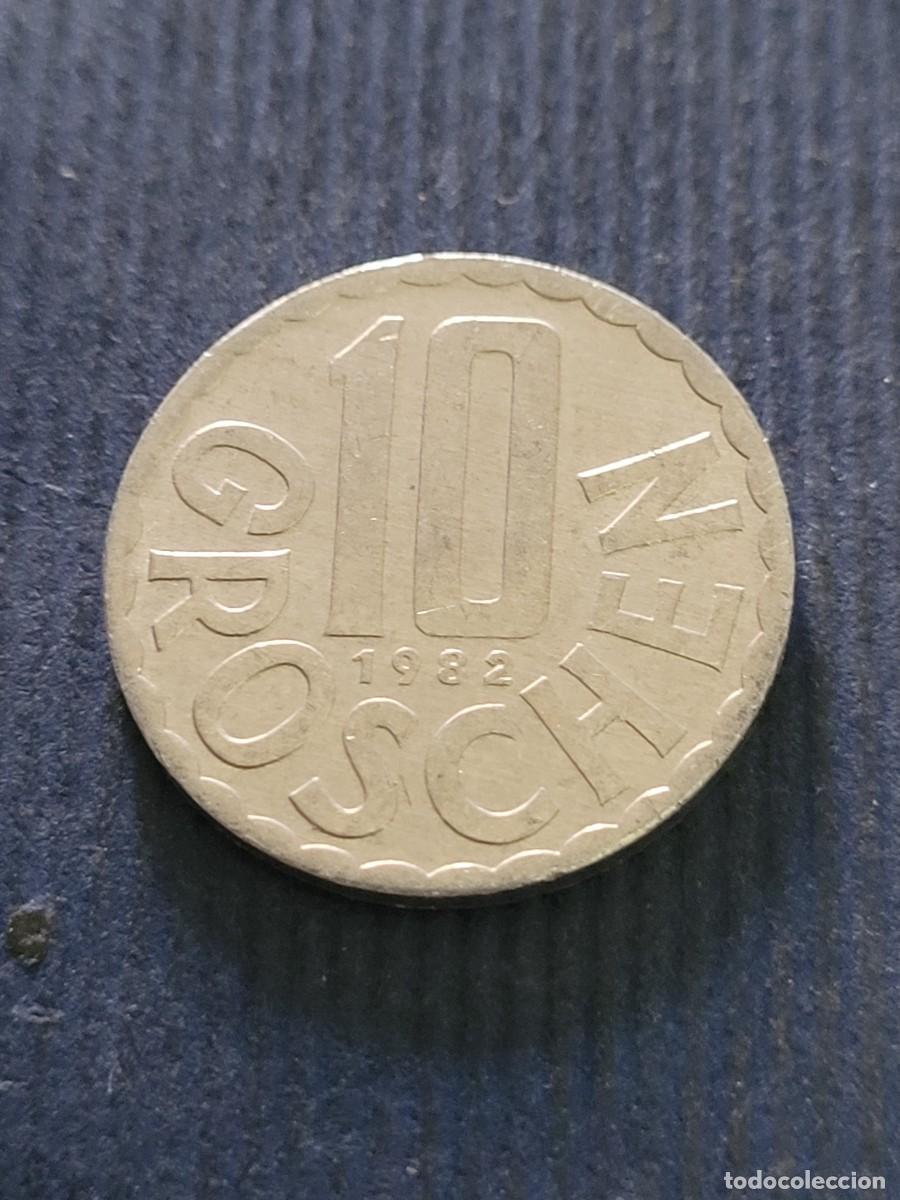 Monedas antiguas de Europa: Moneda 10 groschen 1982 Austria - Foto 2