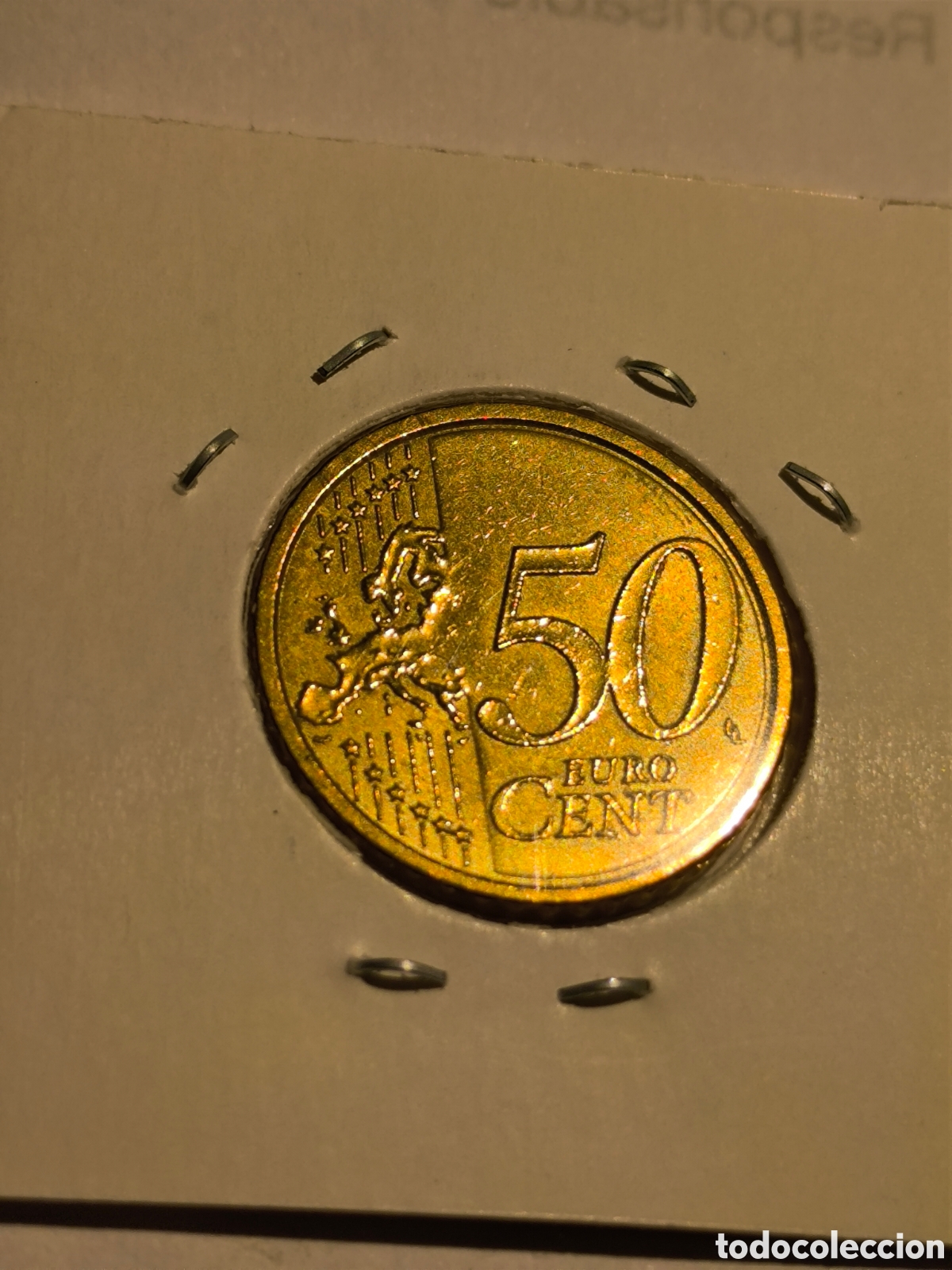 Monedas antiguas de Europa: Moneda 50 CMS Vaticano 2015 MBC - Foto 2