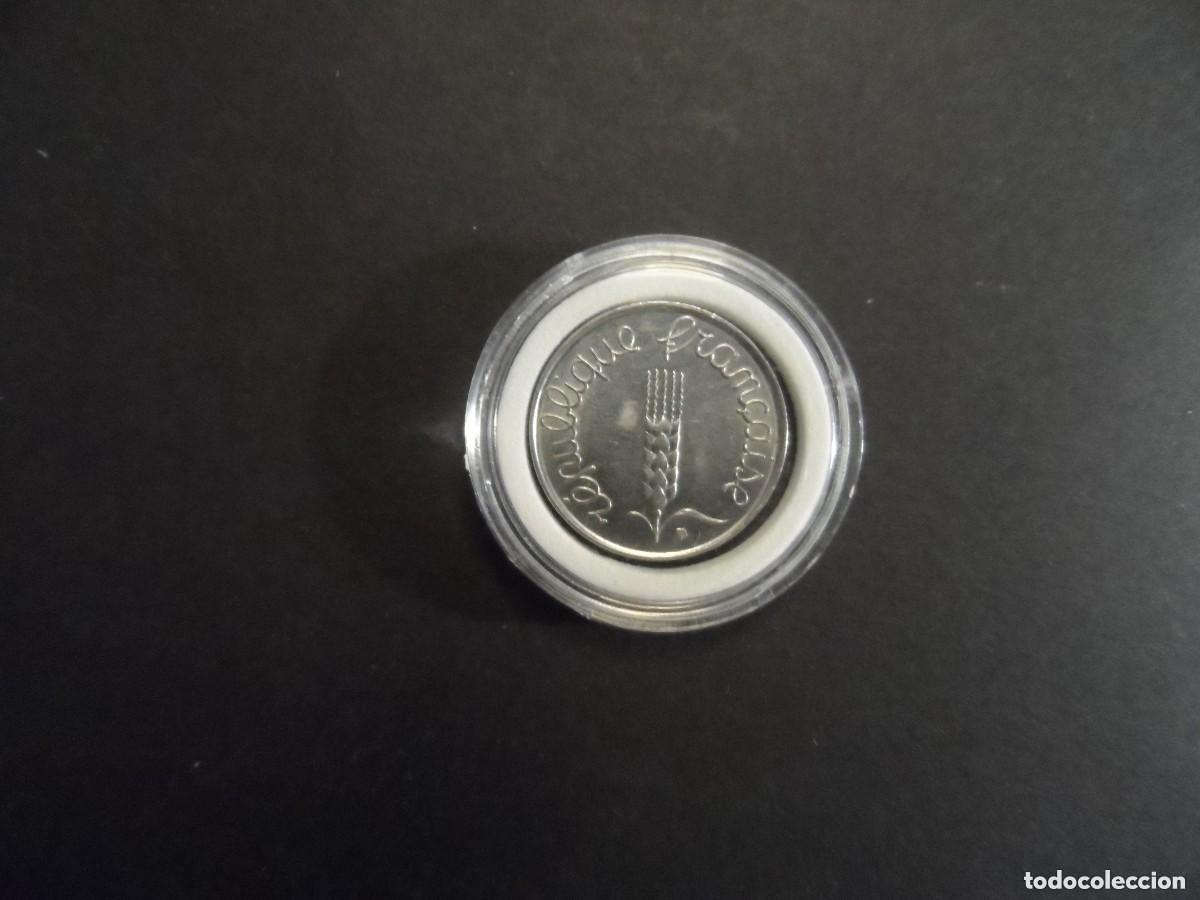 Monedas antiguas de Europa: 5 CENTIMOS DE ACERO INOXIDABLE DE LA REPUBLICA FRANCESA. A&Ntilde;O 1963. M.B.C. SIN CIRCULAR