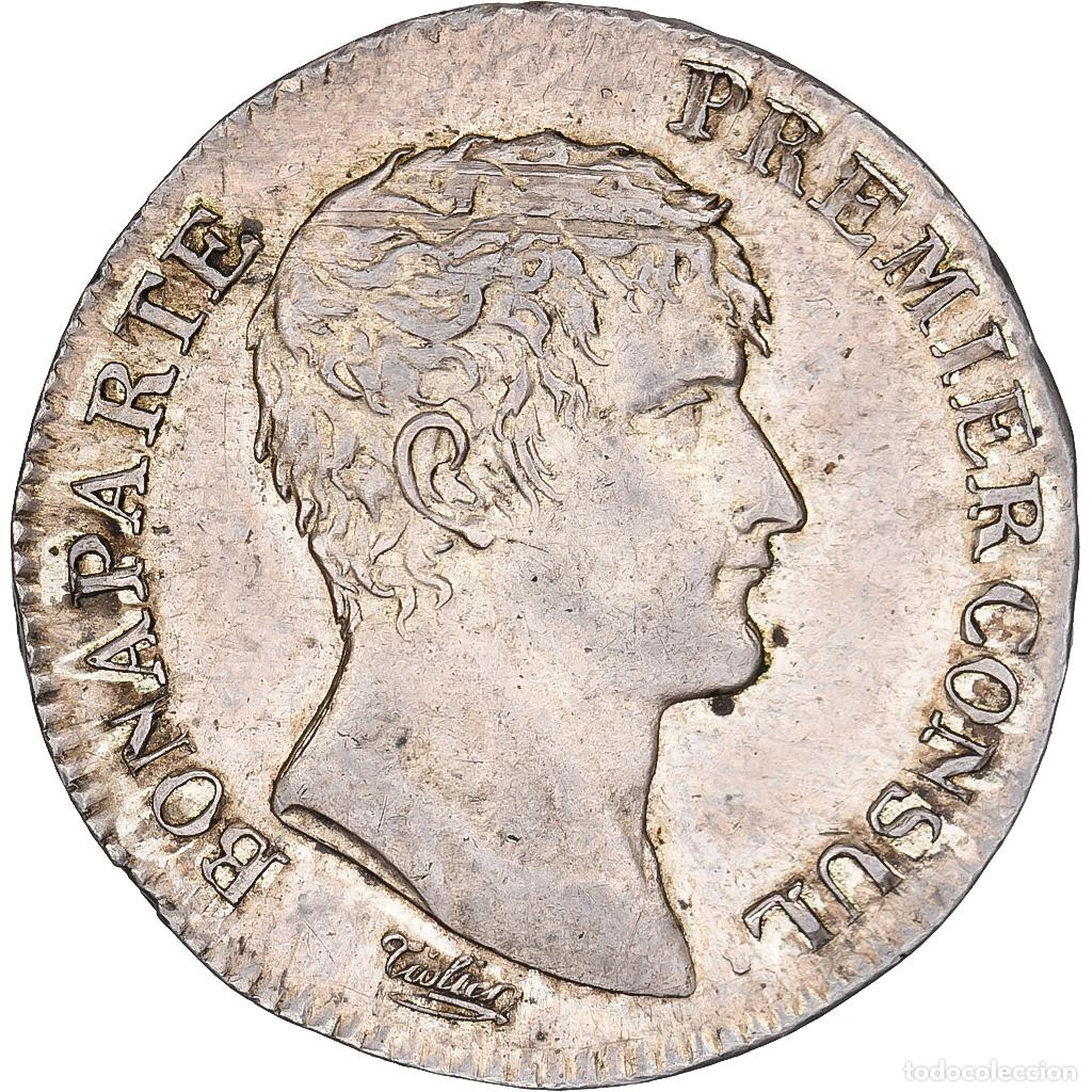 Alte M&uuml;nzen aus Europa: [#981582] Francia, Napol&eacute;on Bonaparte, 1 Franc, An 12, La Rochelle, Plata, EBC