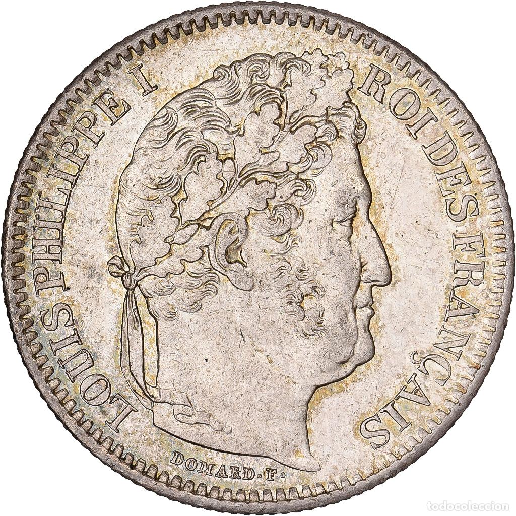 Moedas antigas da Europa: [#981544] Francia, Louis Philippe I, 2 Francs, 1847, Paris, Plata, EBC+, Gadoury:520