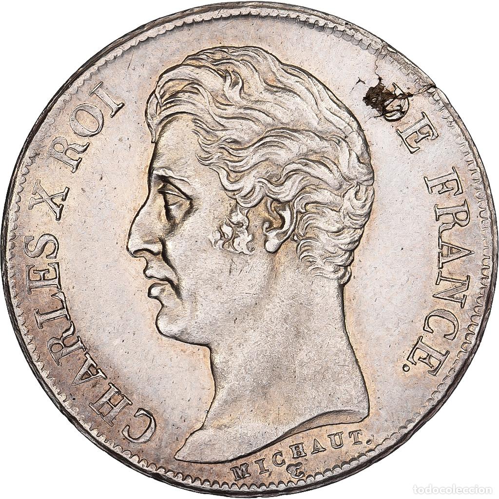 Monete antiche di Europa: [#981589] Francia, Charles X, 1 Franc, 1829, Lille, Plata, EBC, Gadoury:450