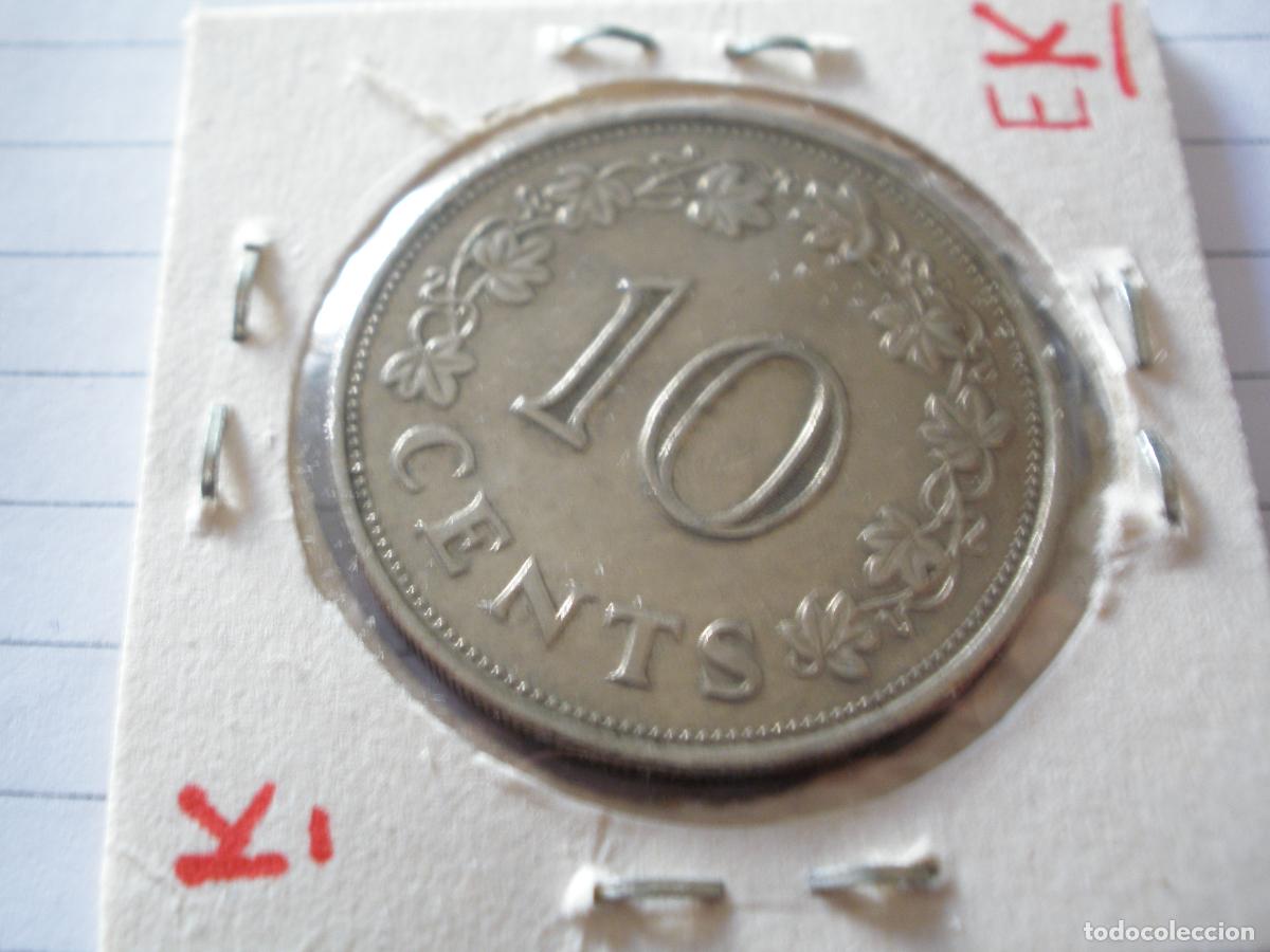 Monedas antiguas de Europa: MONEDA DE 10 CENTAVOS DE MALTA 1972 - Foto 4