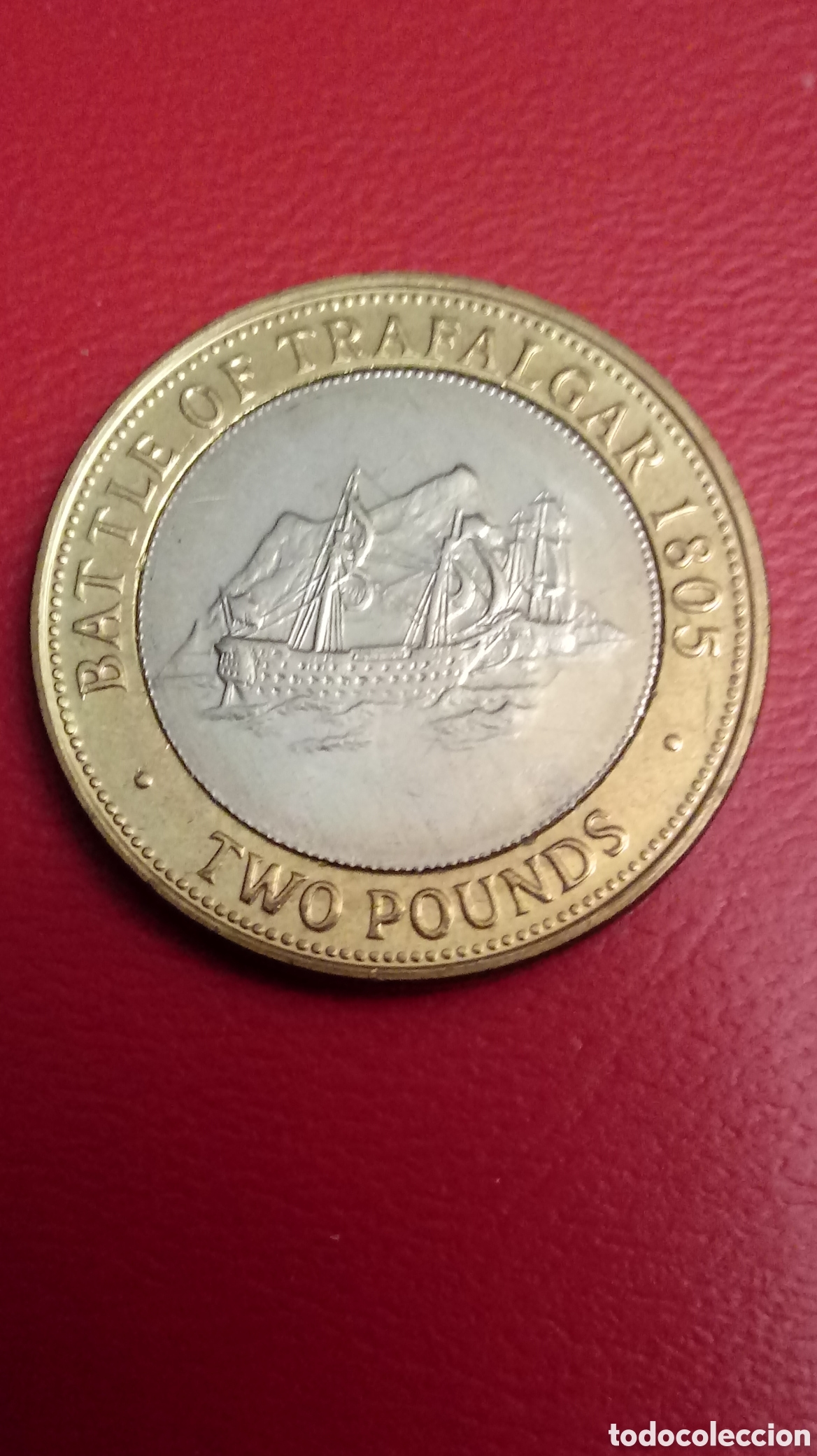 Monedas antiguas de Europa: Moneda de Gibraltar 2 libras 2005 - Foto 1