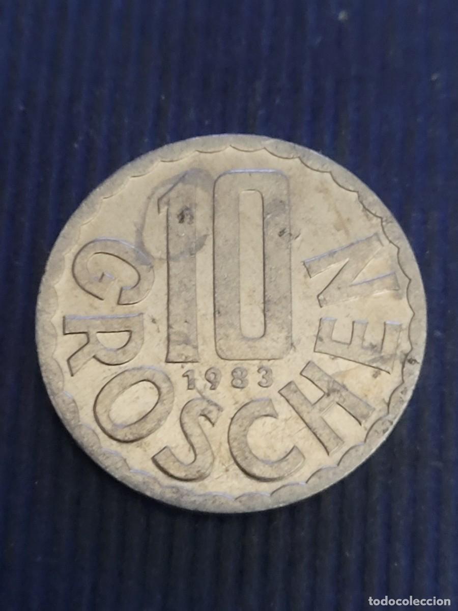 Monedas antiguas de Europa: Moneda 10 groschen 1983 Austria - Foto 2