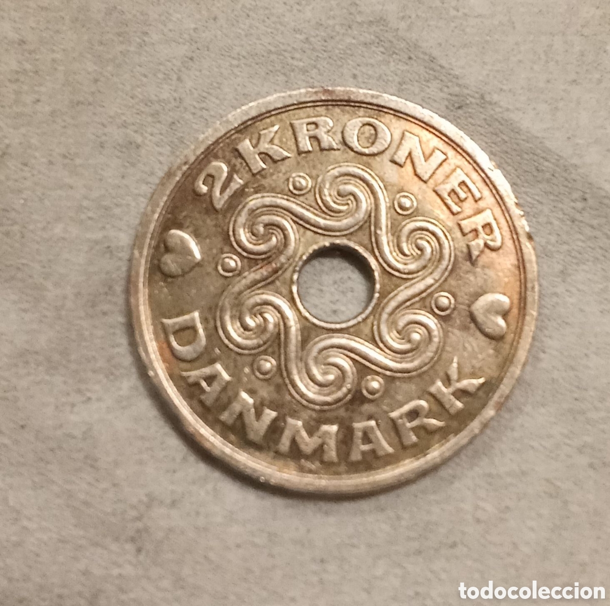 Monedas antiguas de Europa: MONEDA DE DINAMARCA DOS KRONER 1992 - Foto 1