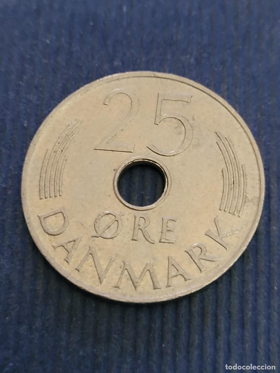 Monedas antiguas de Europa: Moneda 25 ore 1975 Dinamarca - Foto 2