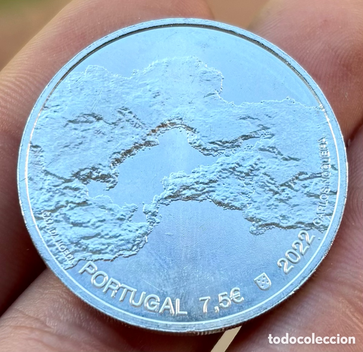 Monete antiche di Europa: Moneda PLATA PORTUGAL 7,5 Euro 2022. &euro;