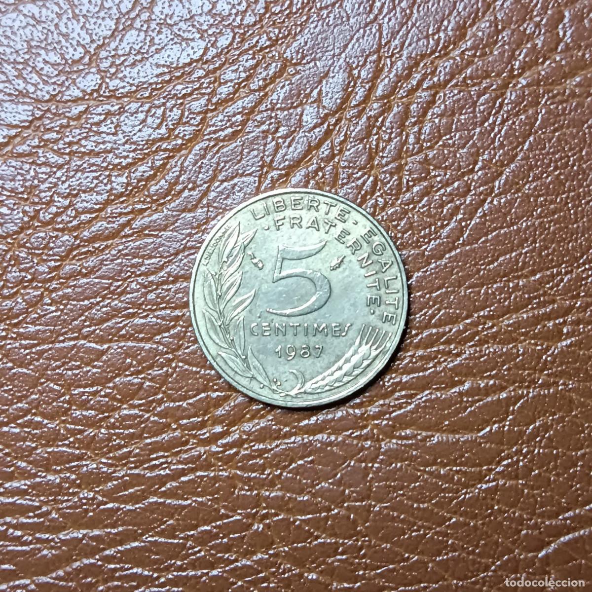 Monedas antiguas de Europa: Francia 5 Centimos 1987 (583) - Foto 2