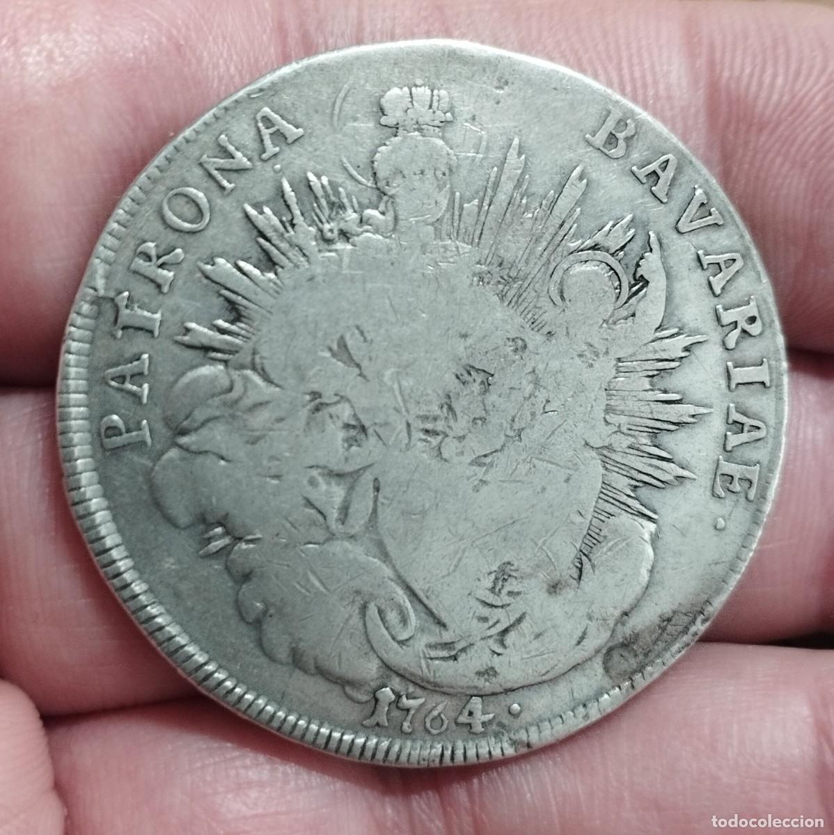 Monedas antiguas de Europa: Thaler 1764, Germany, Bavaria, silver. - Foto 2