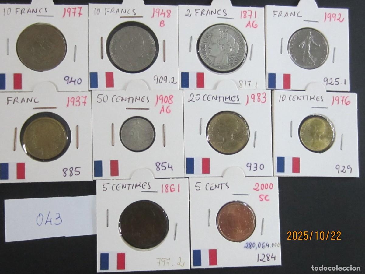 Monedas antiguas de Europa: FRANCIA REPUBLICA - L 043 - Foto 1