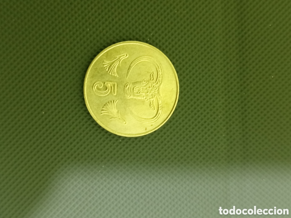 Monedas antiguas de Europa: ❇️ CHIPRE 5 CENTAVOS A&Ntilde;O 2004 ❇️ - Foto 1