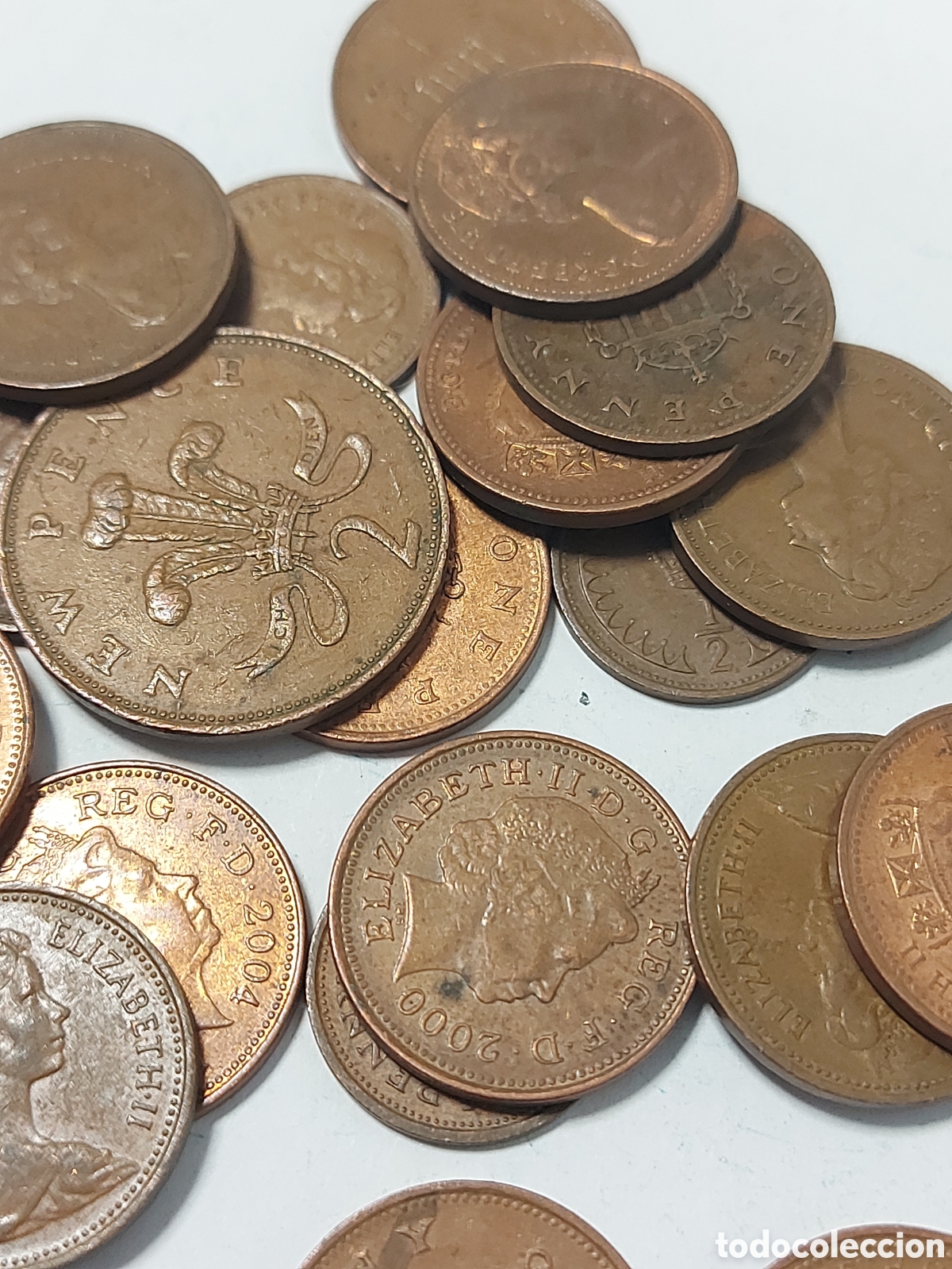 Monedas antiguas de Europa: Lote 40 monedas Inglaterra - Foto 3