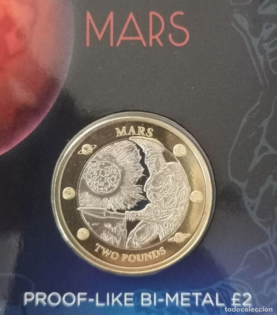 Old Coins of Europe: 2 LIBRAS TERRITORIO ANT&Aacute;RTICO BRIT&Aacute;NICO 2023 MARS NUEVA
