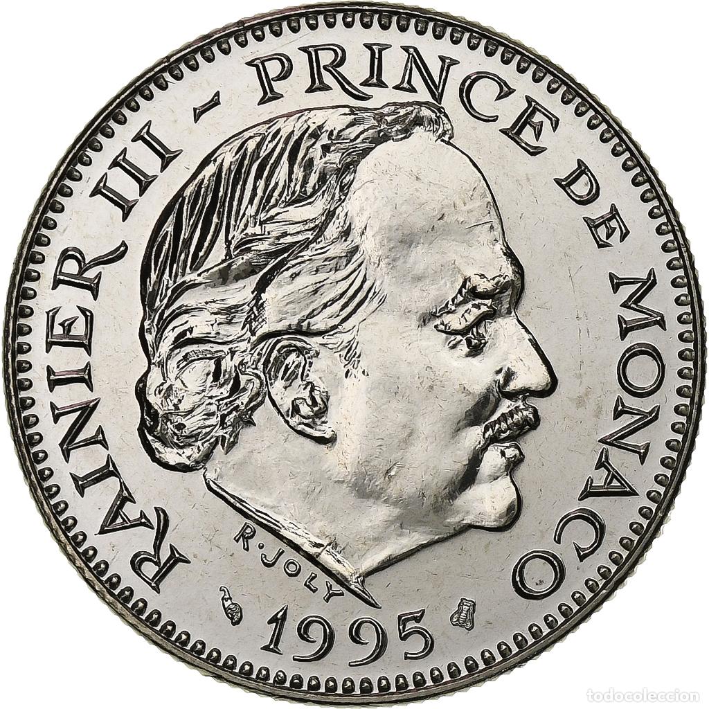 Monedas antiguas de Europa: [#134876] M&oacute;naco, Rainier III, 5 Francs, 1995, MDP, S&eacute;rie BU, Cobre - n&iacute;quel, FDC