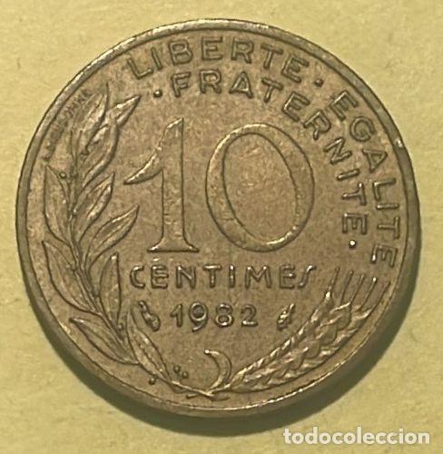 Monedas antiguas de Europa: FRANCIA 10 CENTIMOS 1982 - Foto 2