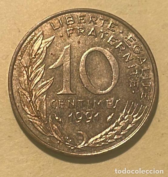 Monedas antiguas de Europa: FRANCIA 10 CENTIMOS 1991 - Foto 2