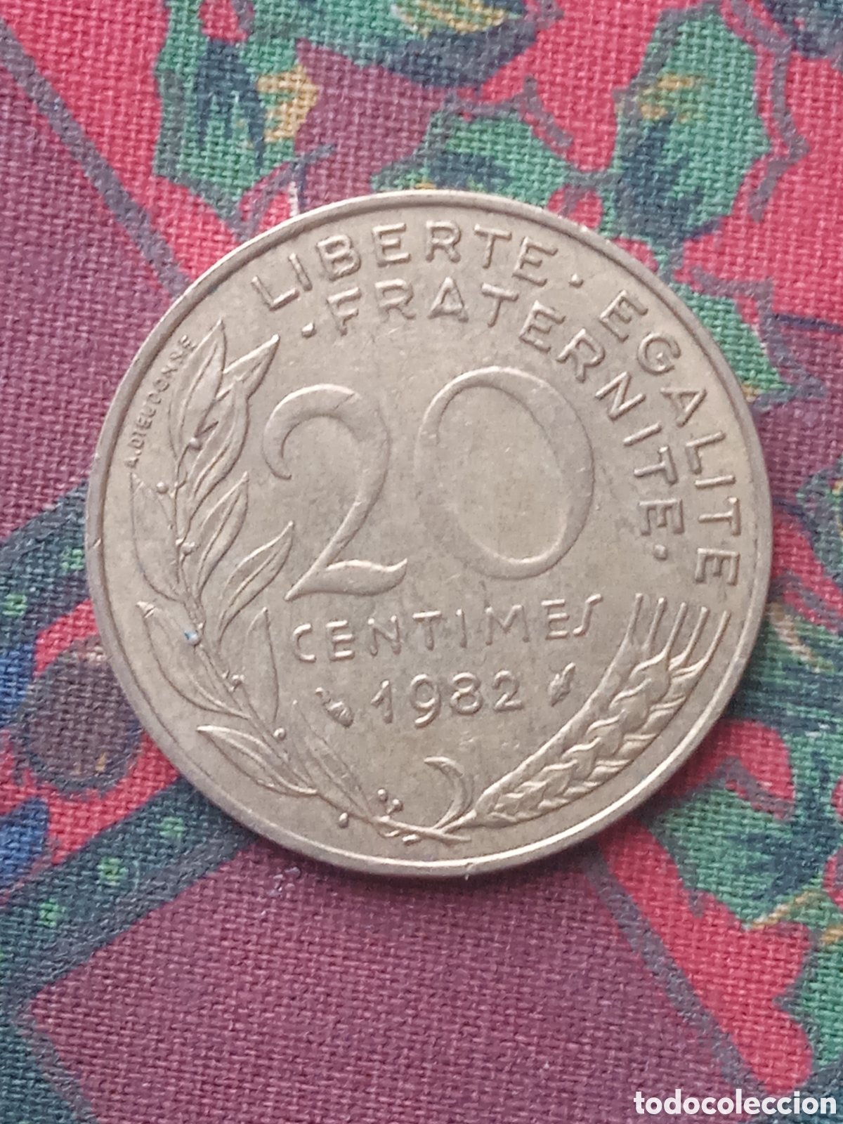 Monedas antiguas de Europa: Moneda 20 C&eacute;ntimos Francia 1982 - Foto 2