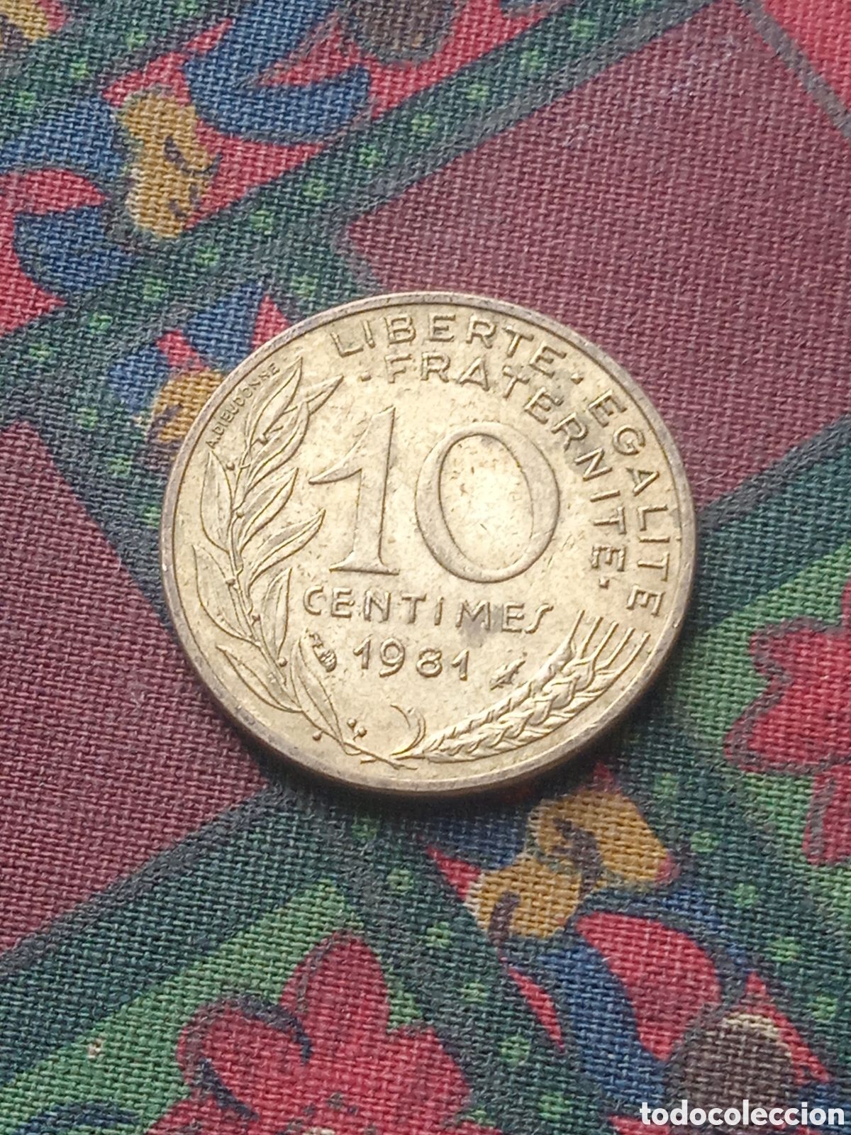 Monedas antiguas de Europa: Moneda 10 C&eacute;ntimos Francia 1981 - Foto 2
