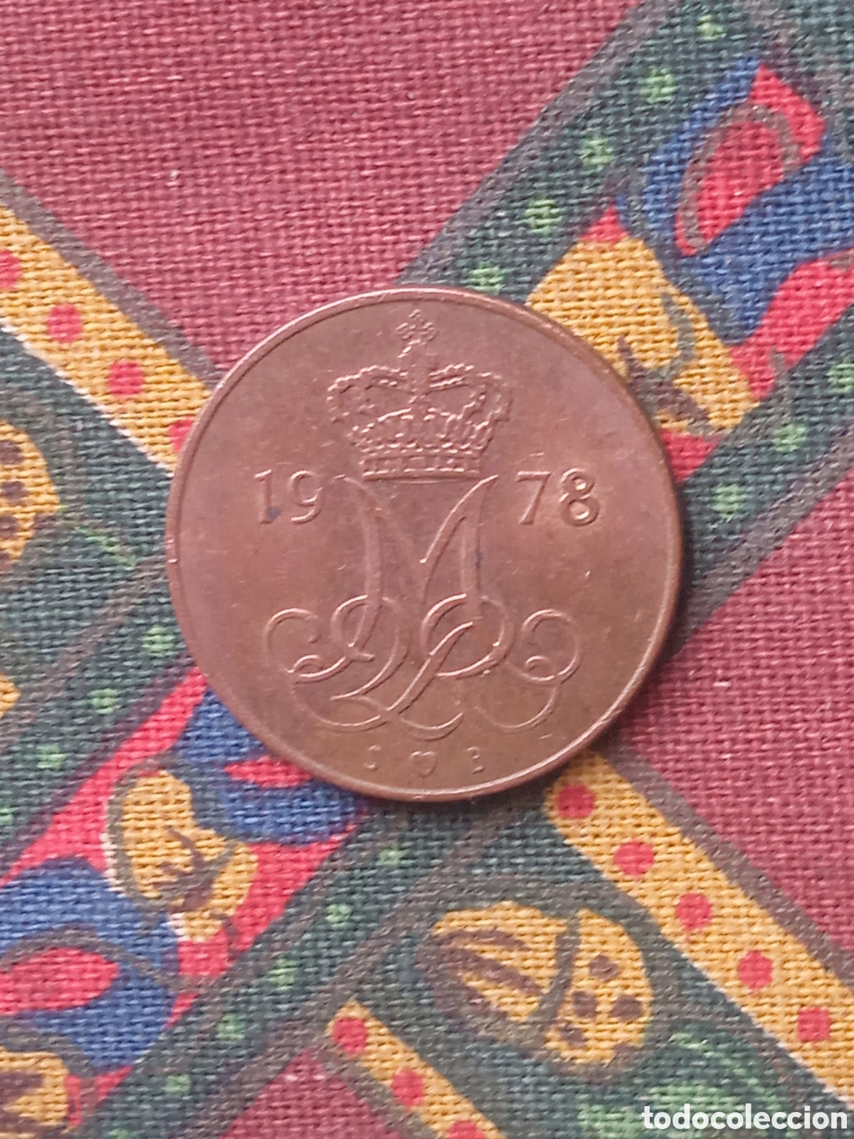 Monedas antiguas de Europa: Moneda Dinamarca 5 &Ouml;re 1978 - Foto 1