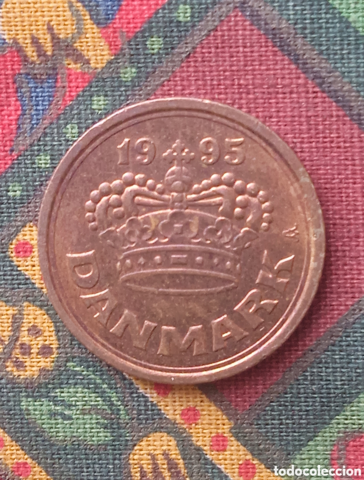 Monedas antiguas de Europa: Moneda 25 &Ouml;re Dinamarca 1995 - Foto 2