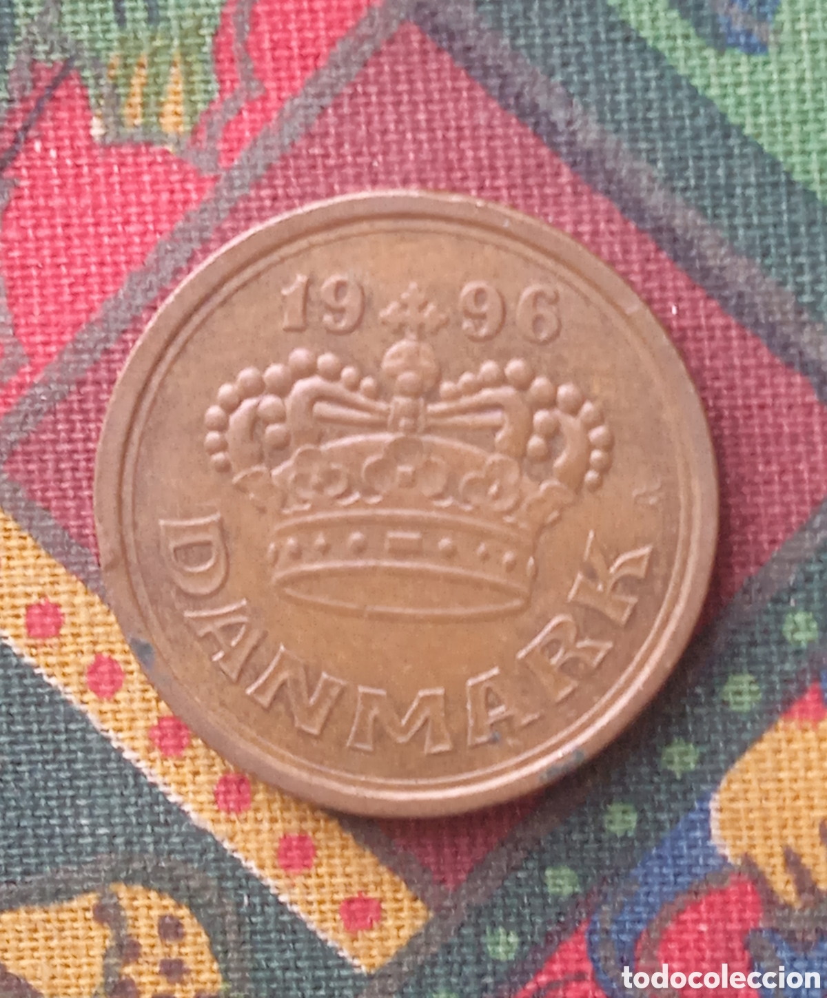 Monedas antiguas de Europa: Moneda 25 &Ouml;re Dinamarca 1996 - Foto 2