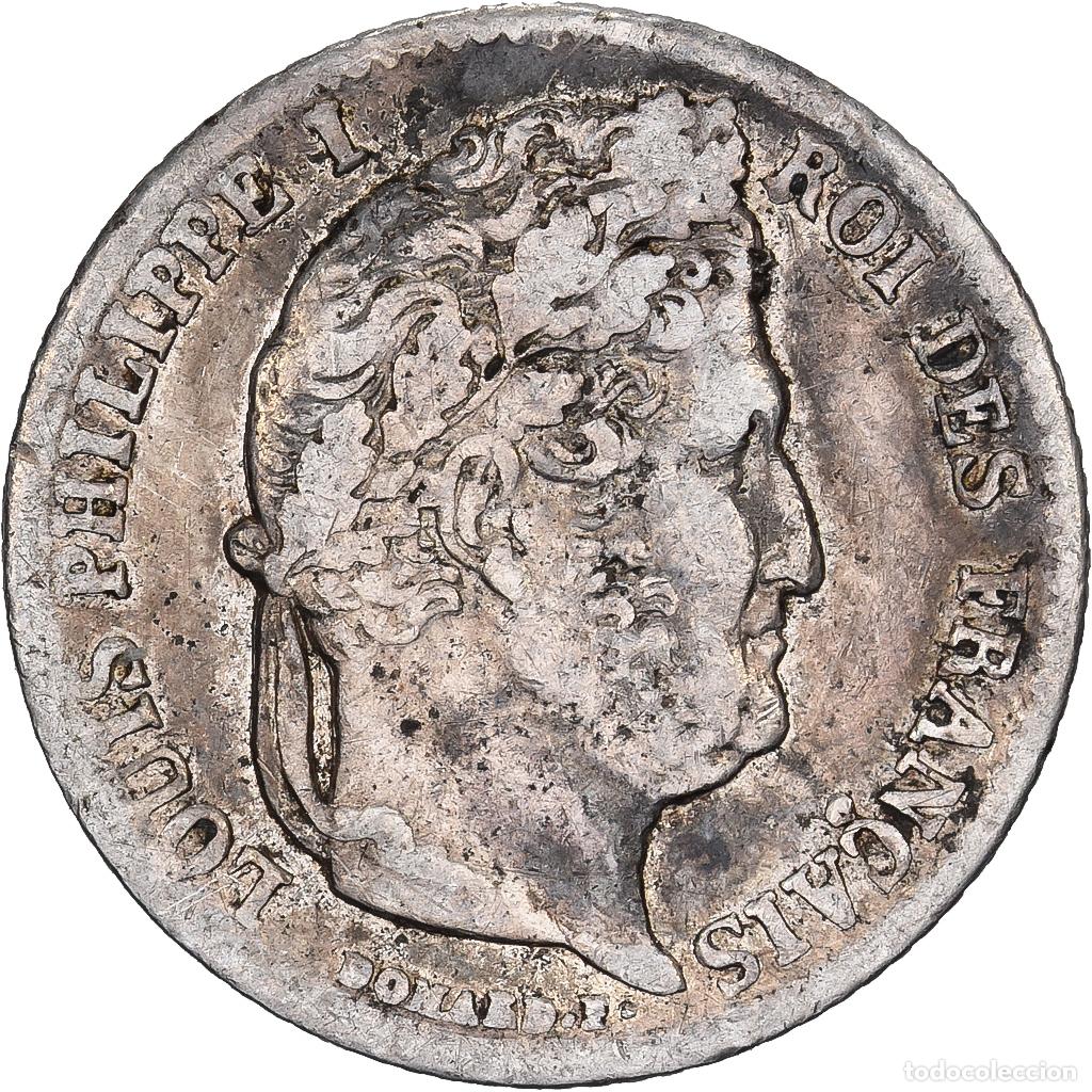 Monete antiche di Europa: [#1508581] Francia, Louis Philippe I, 1/4 Franc, 1842, Paris, Plata, MBC, Gadoury:355
