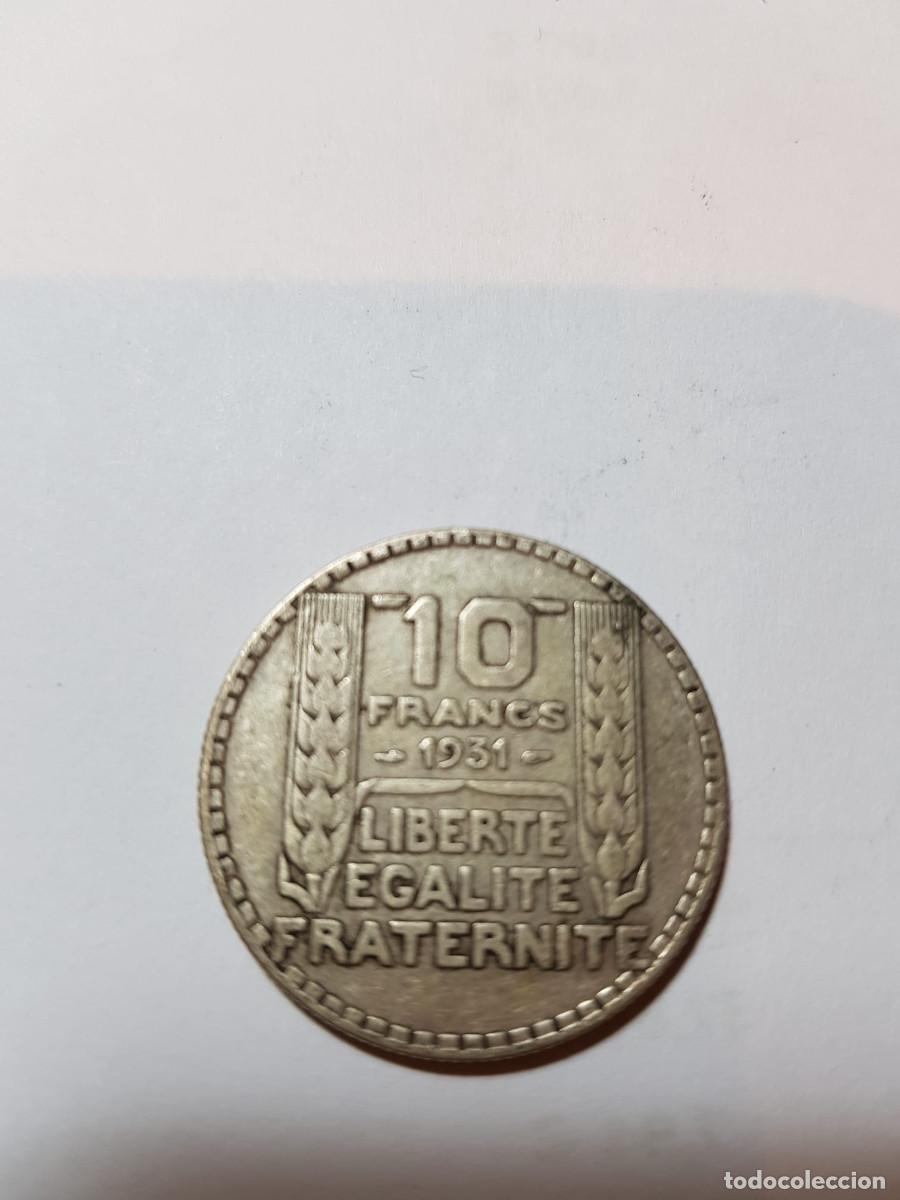 Monedas antiguas de Europa: FRANCIA- 10 FRANCOS-1931 - Foto 2