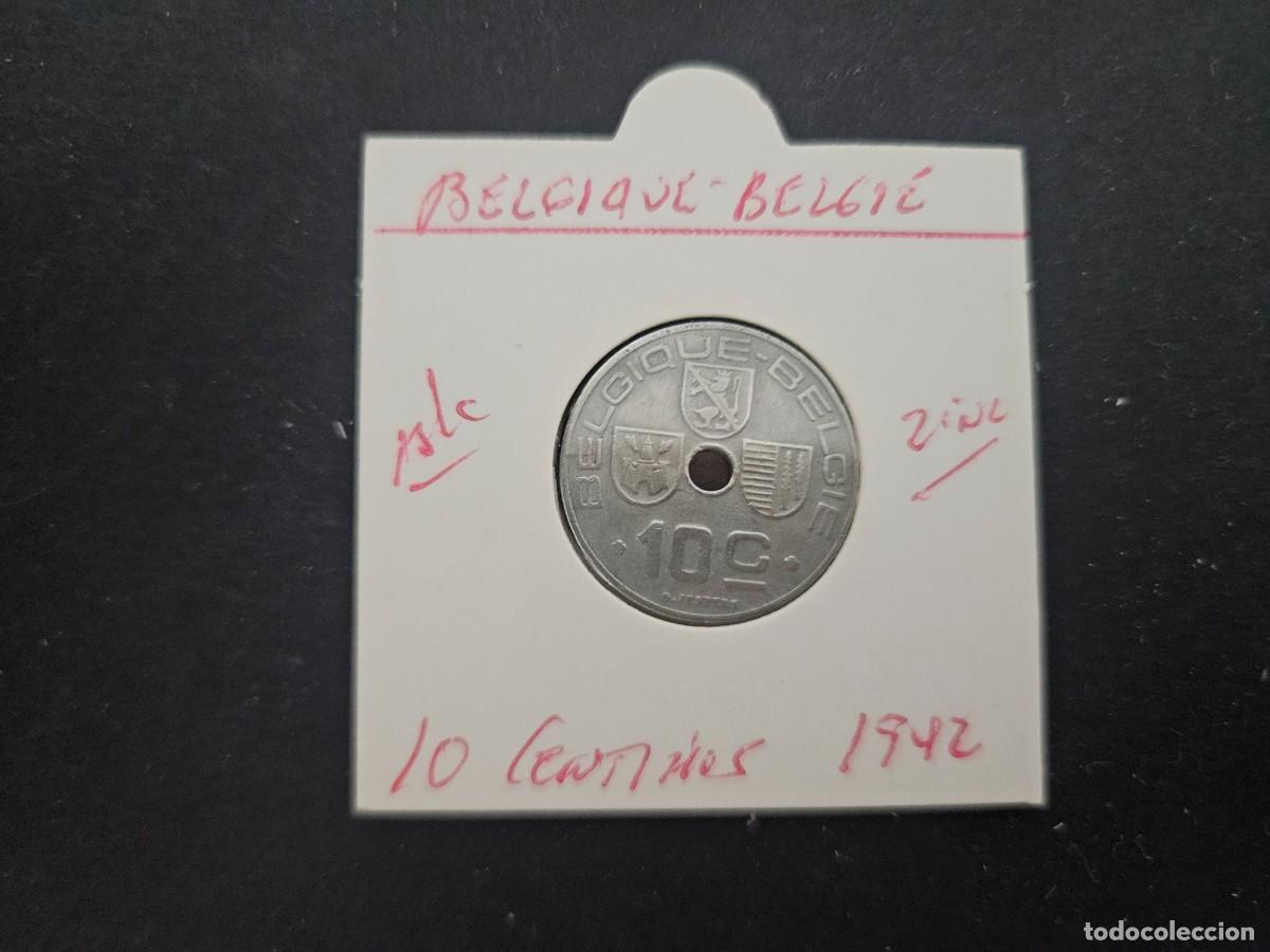 Monete antiche di Europa: BELGICA 10 CENTIMOS 1942 BC KM=125 (ZINC) BELGIQUE-BELGIE