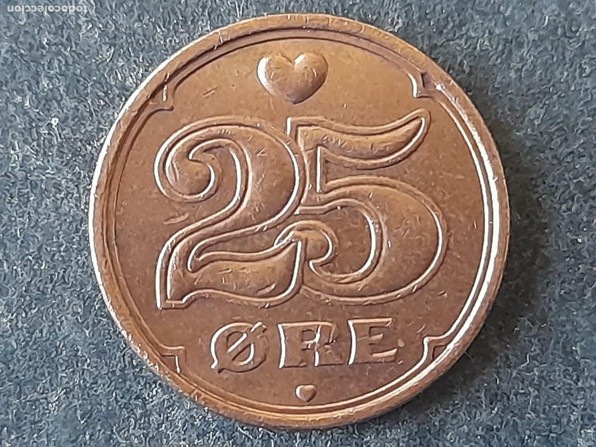 Alte M&uuml;nzen aus Europa: Moneda Reino de Dinamarca 25 Ore 2003 KM 868 EBC+ periodo reina Margarita II