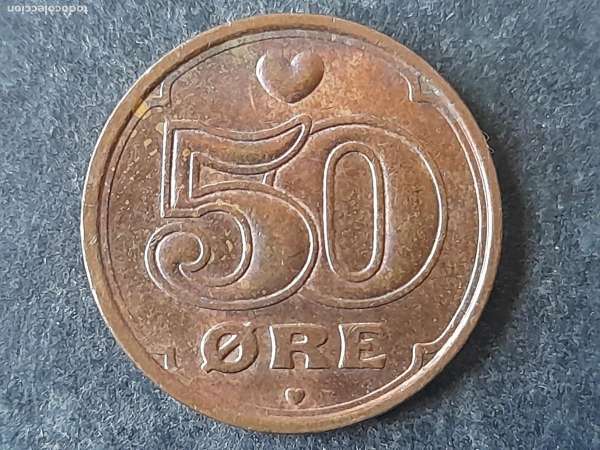 Alte M&uuml;nzen aus Europa: Moneda Reino de Dinamarca 50 Ore 2006 KM 866 EBC+ periodo reina Margarita II